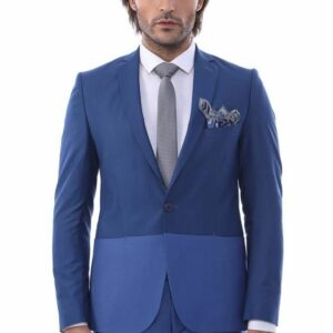 blue classic suit (2 pieces)